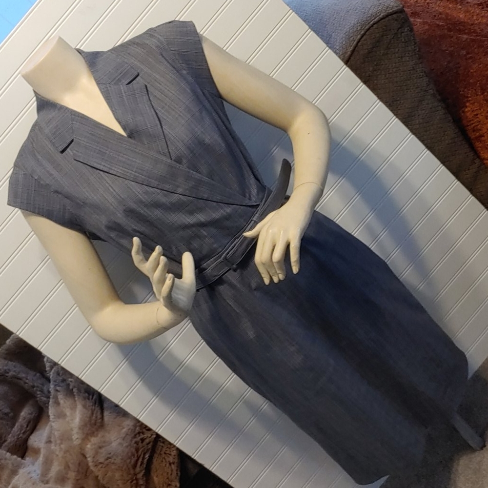Banana Republic plaid dress